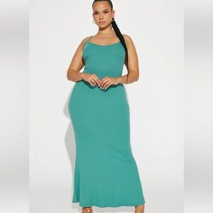 FN ribbed maxi dress